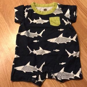 Tea Collection Shark Romper